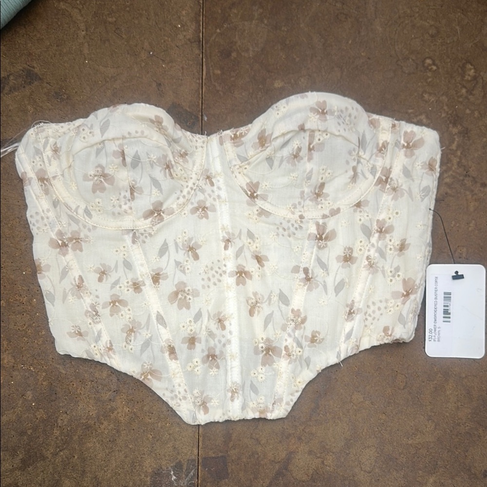 Crop bustier